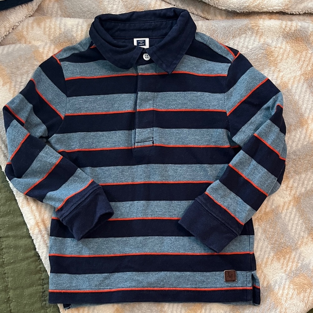 Janie and Jack Striped Polo